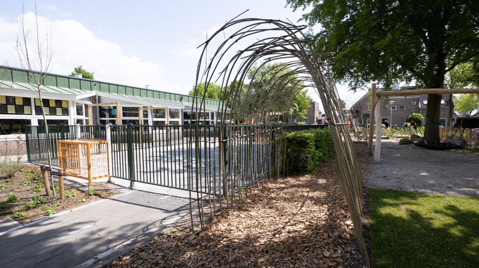 Het eerste groene schoolplein van Drenthe!