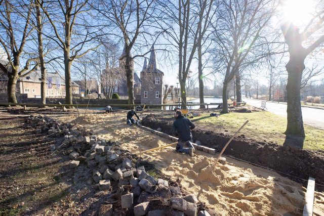 Het eeuwenoude kasteel is een unieke plek in Zuid-Limburg. De werkzaamheden zijn uitgevoerd terwijl het kasteel open was.