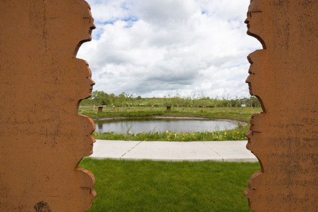 Dolmans heeft het idee geopperd om een bloemrijk mengsel te gebruiken, waardoor het park nog kleurrijker is geworden