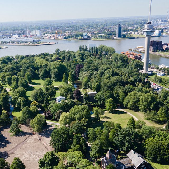 Het 21 hectare grote rijksmonumentale park in Engelse stijl, is in 1850 aangelegd door de beroemde architect Zochers.